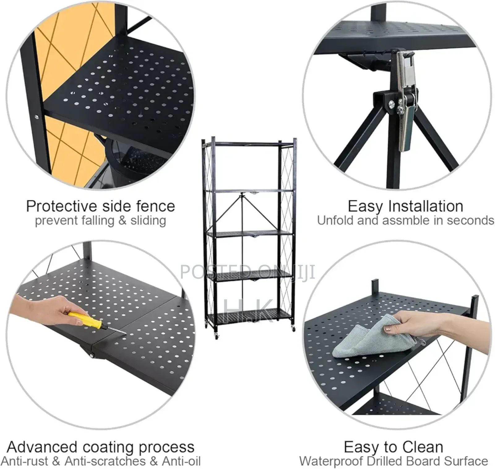 5-Tier Folding Shelf