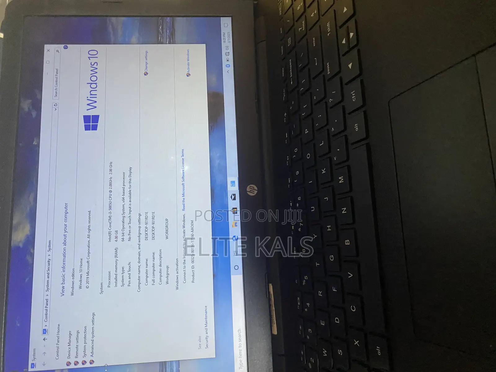 Laptop HP 15-Ra003nia 4GB Intel Core I3 HDD 500GB