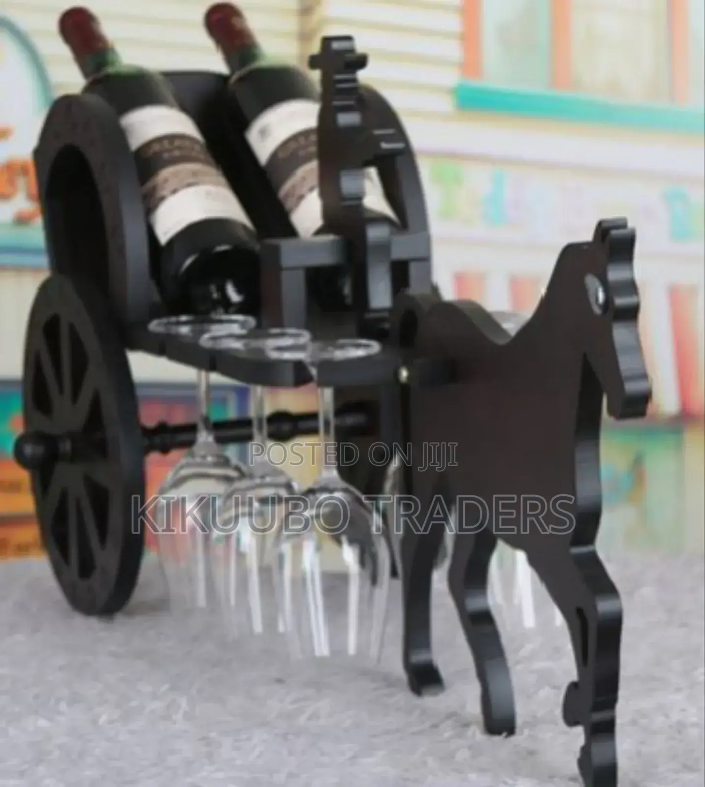 Horse Carriage Wine Holder
