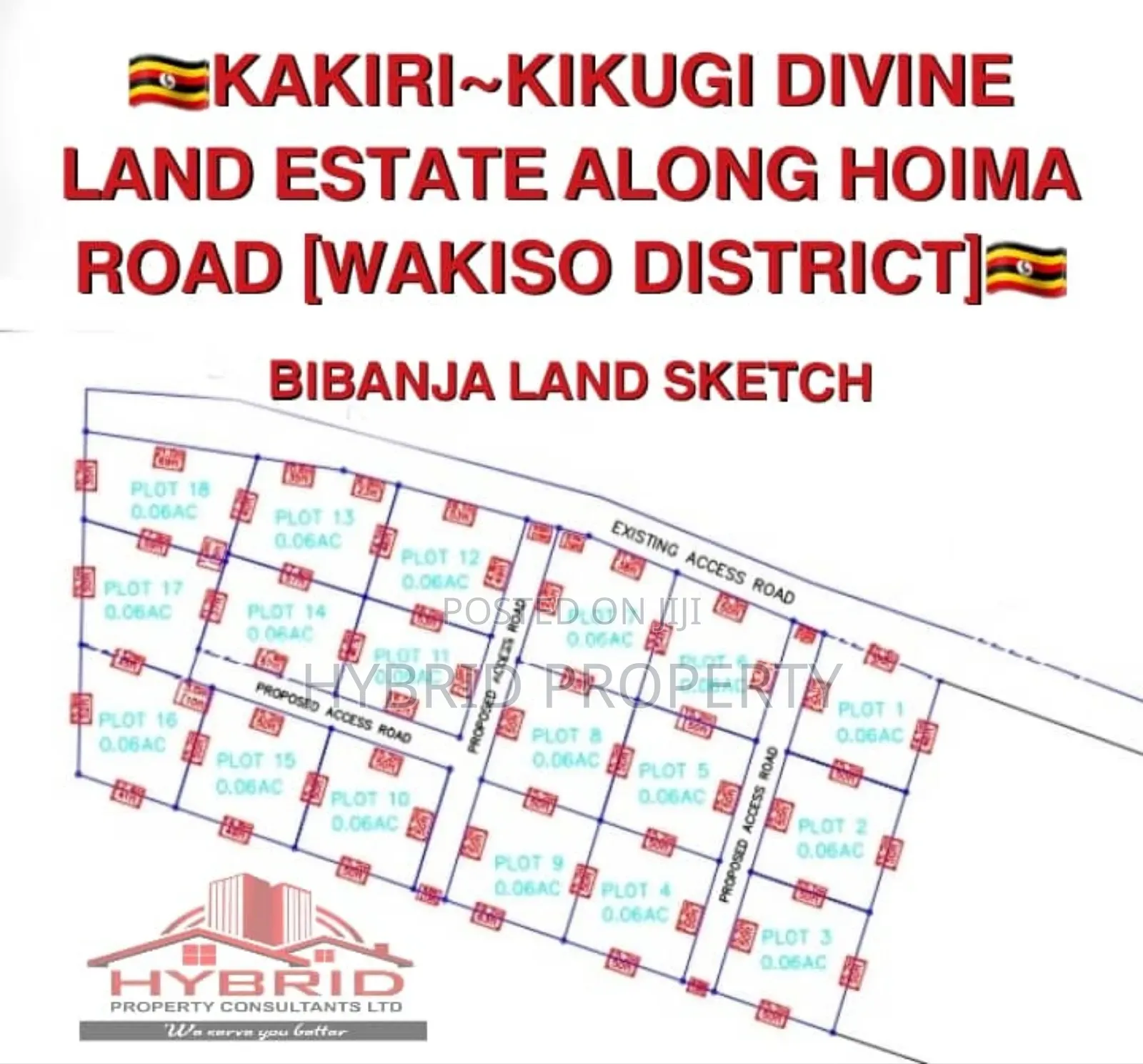 Prime Plots for at Kakiri~Kikugi Divine Land Estate~Hoima Rd