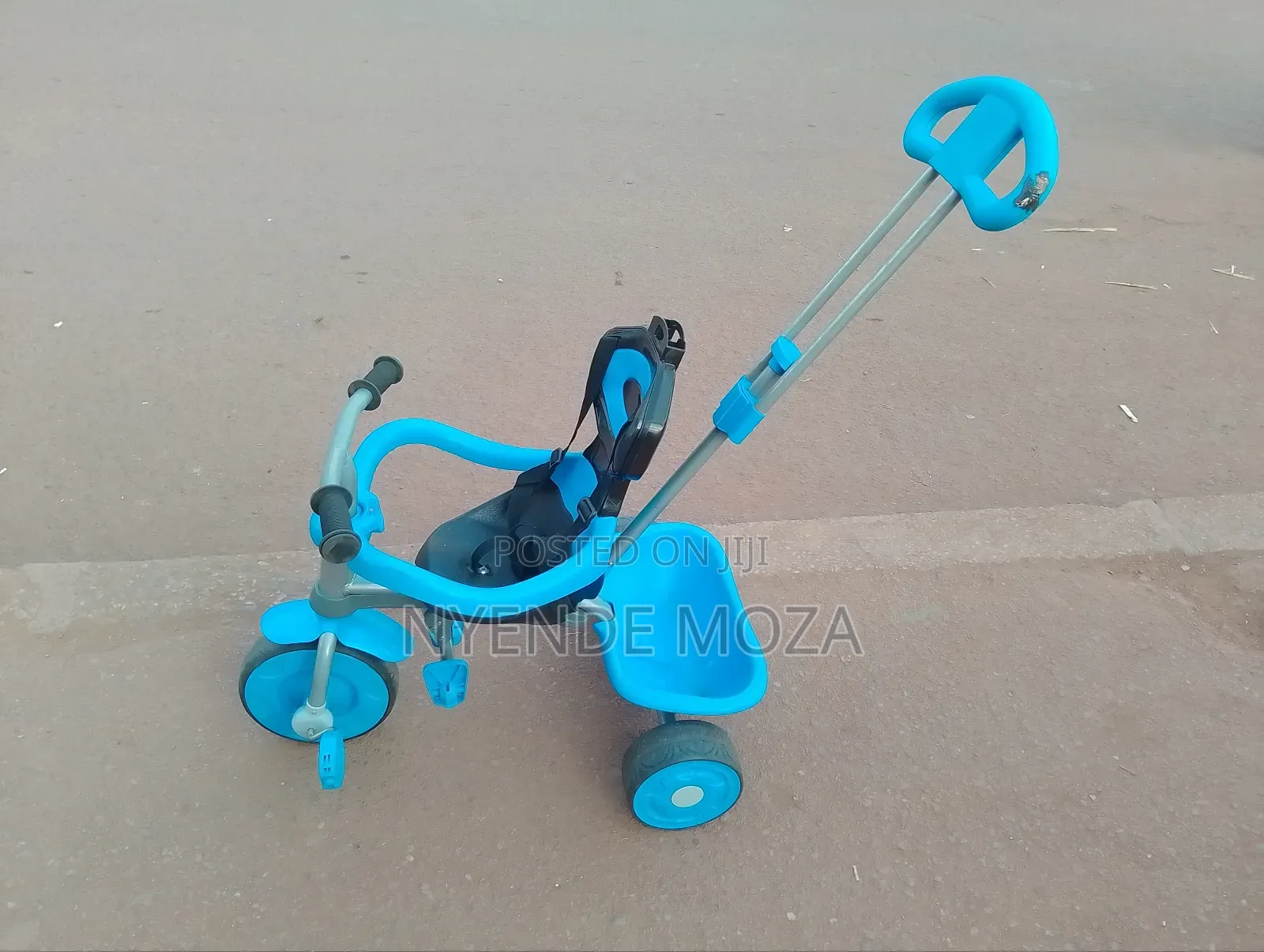 Two in One Blue Kids Tricycle