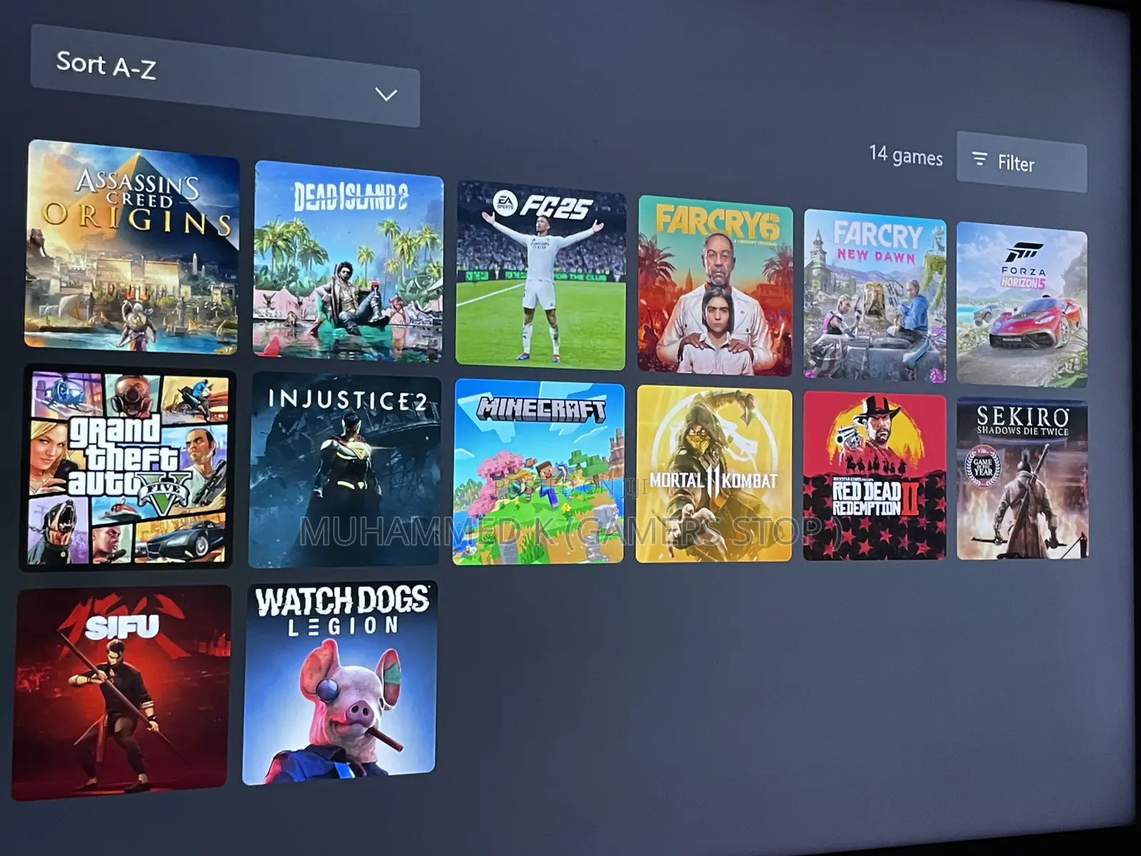 Xbox One S-1tb- Disc(14 Games)- Eafc 25+ Gta v + Red Dead