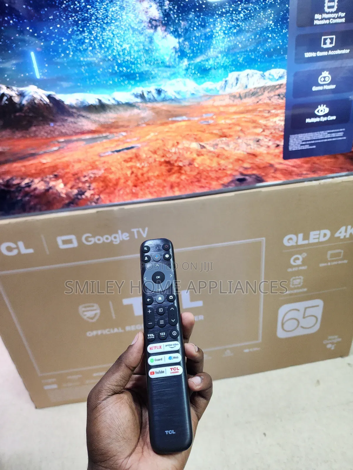 65inches TCL Android Qled Smart Tv