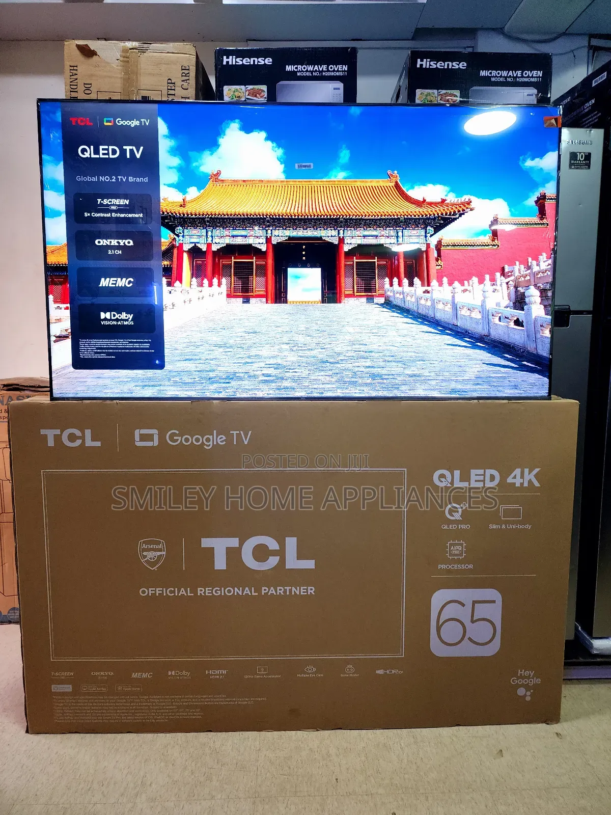 TCL Qled4k Pro Series 65inches Android Smart Tv