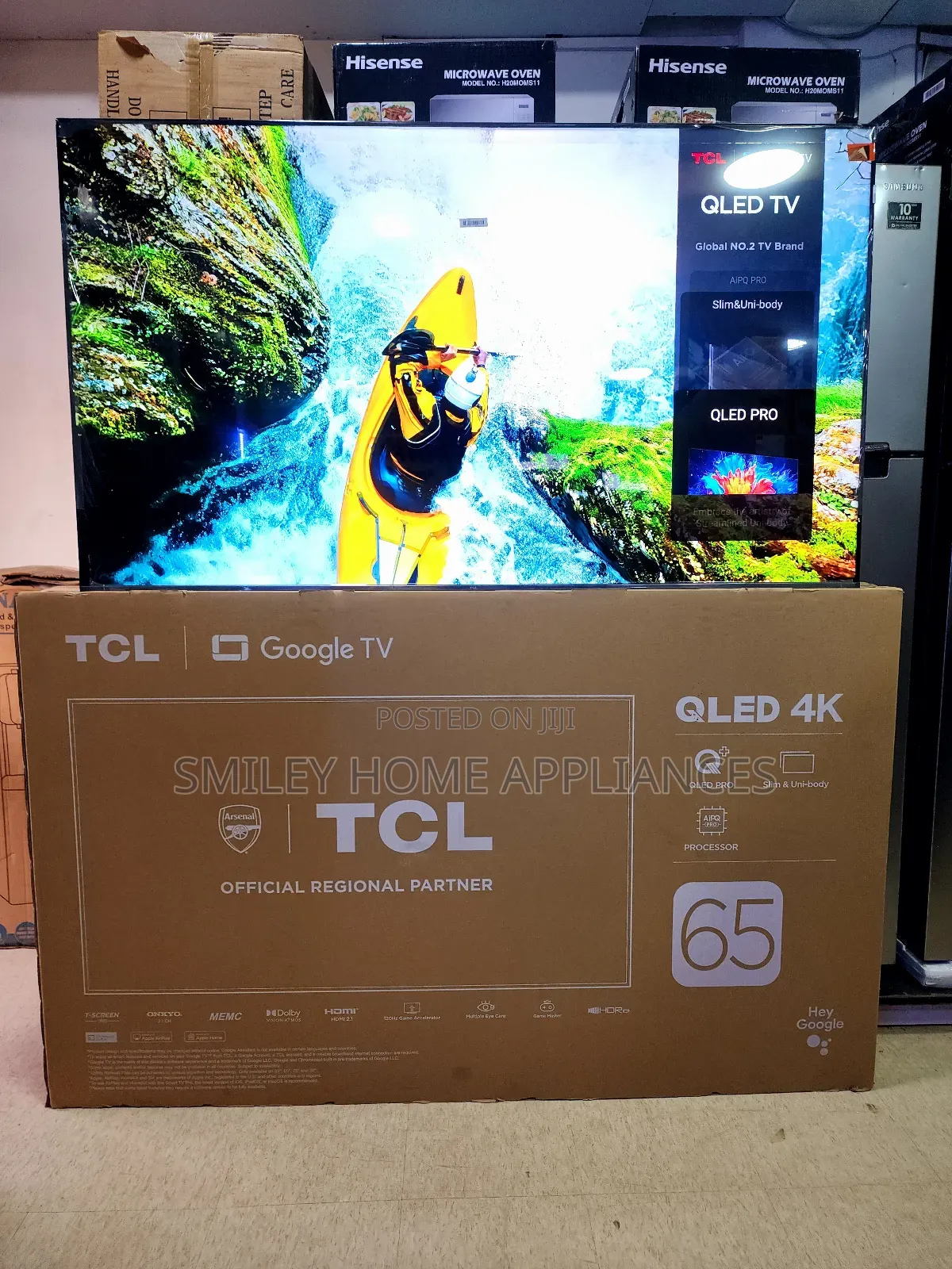 TCL 65inches Qled Version Brand New Edition Andriod Tv