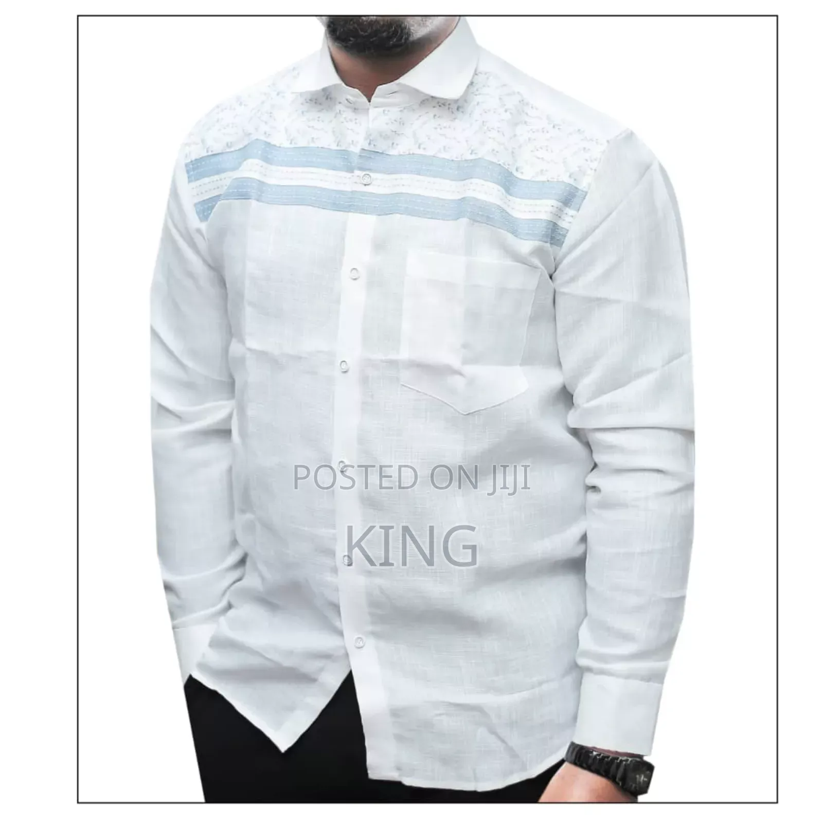 Modernist High Fashion Linen Shirt