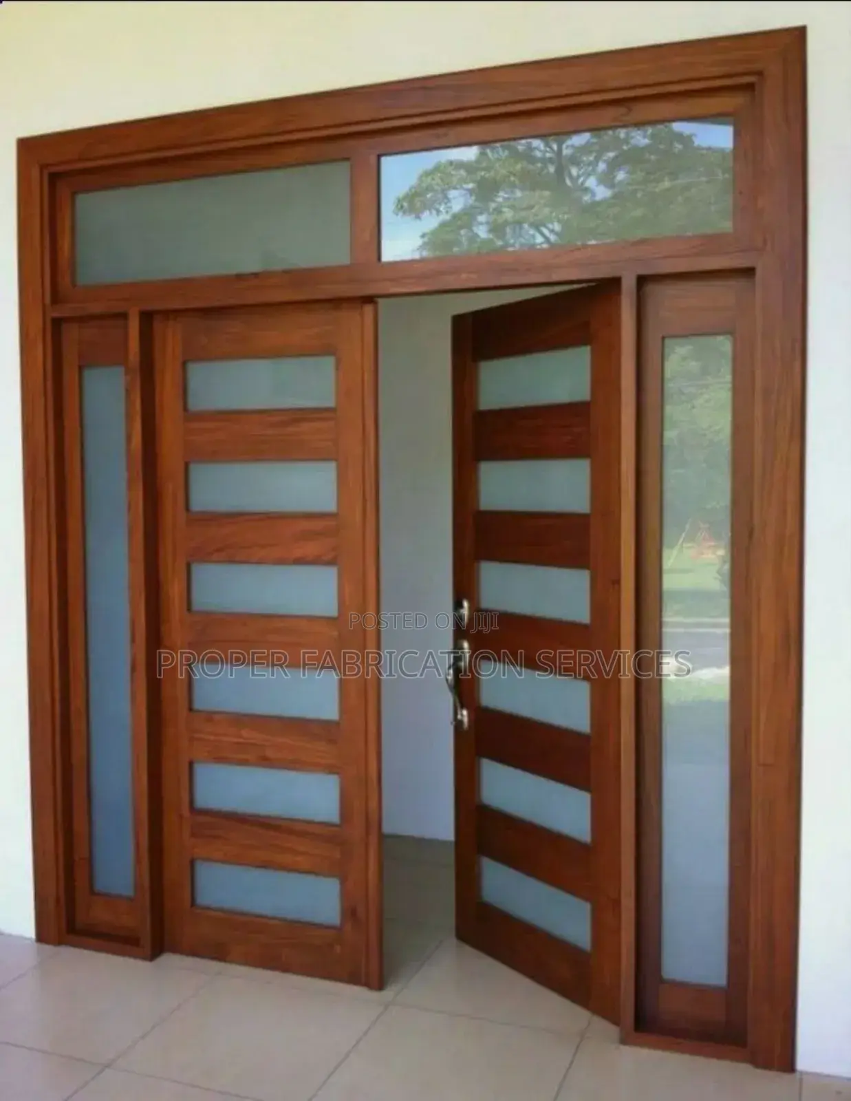 Door Design With Glass
