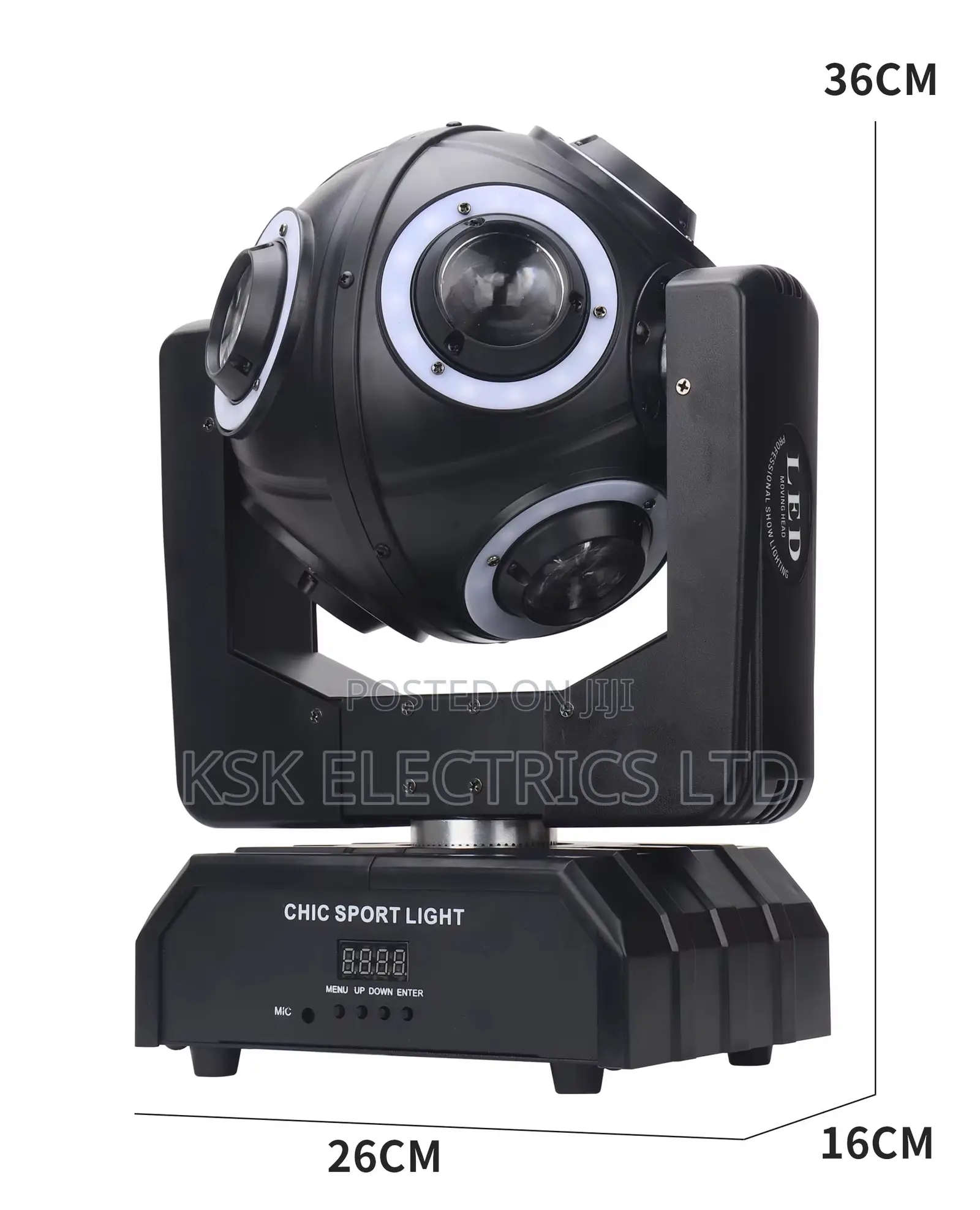 Event 8x10w Led Disco Ball Light Dmx512 Moving Head Football