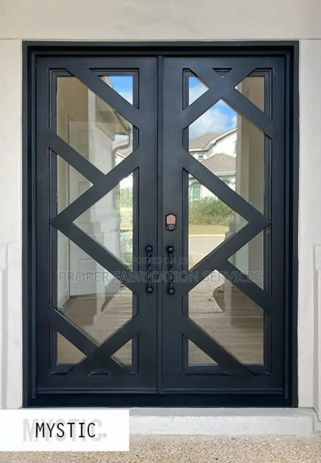 Glass Steel Door