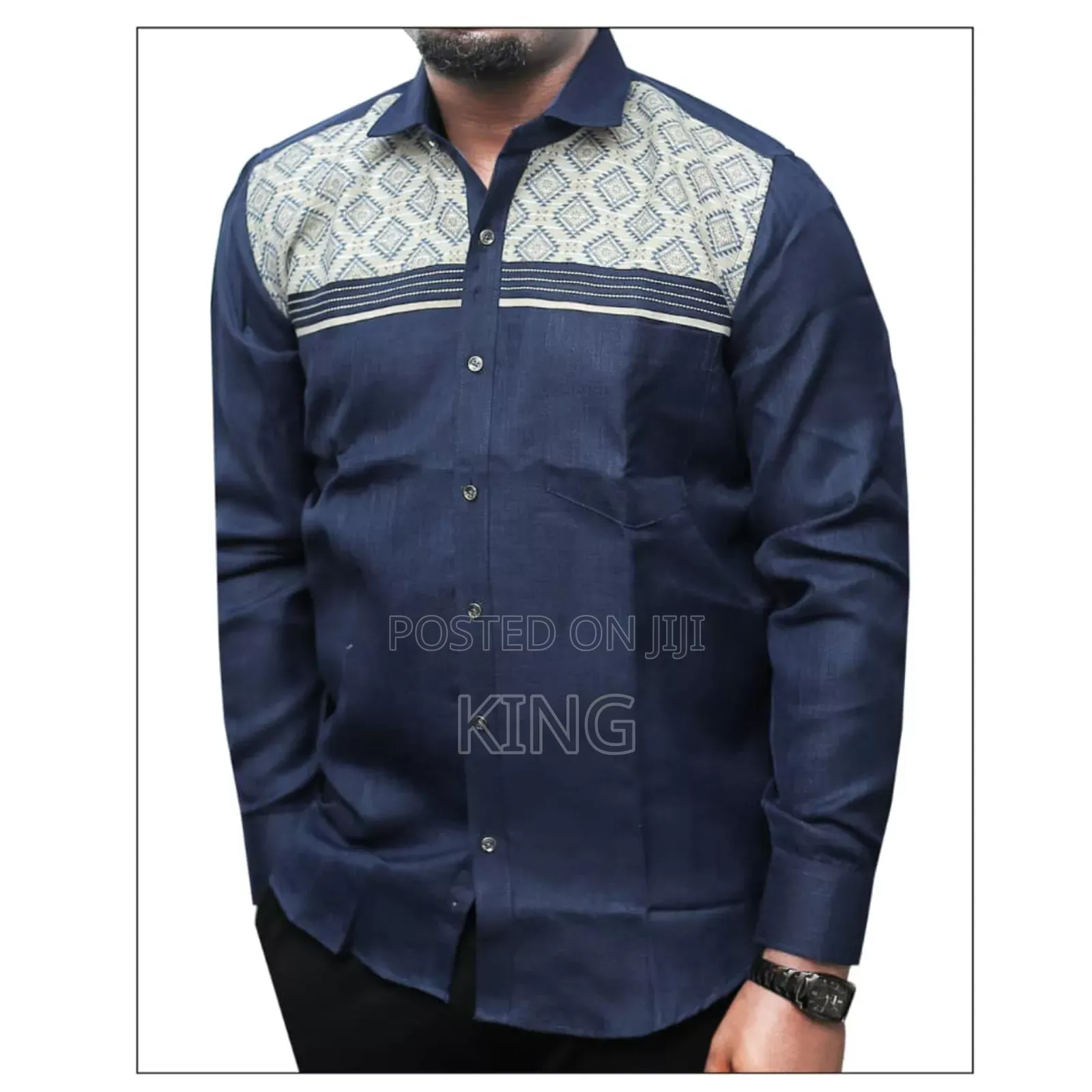 Artisanal High Fashion Linen Shirt