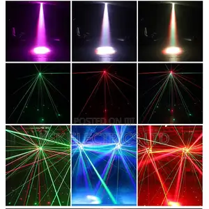 6 Arms Bee Eye Dj Lights RGBW Beam Moving Head Led