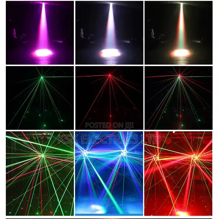 6 Arms Bee Eye Dj Lights RGBW Beam Moving Head Led