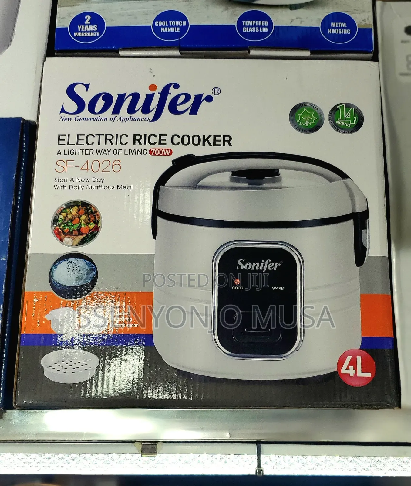 Sonifer Electric Rice Cooker 4l Sf-4026 700w