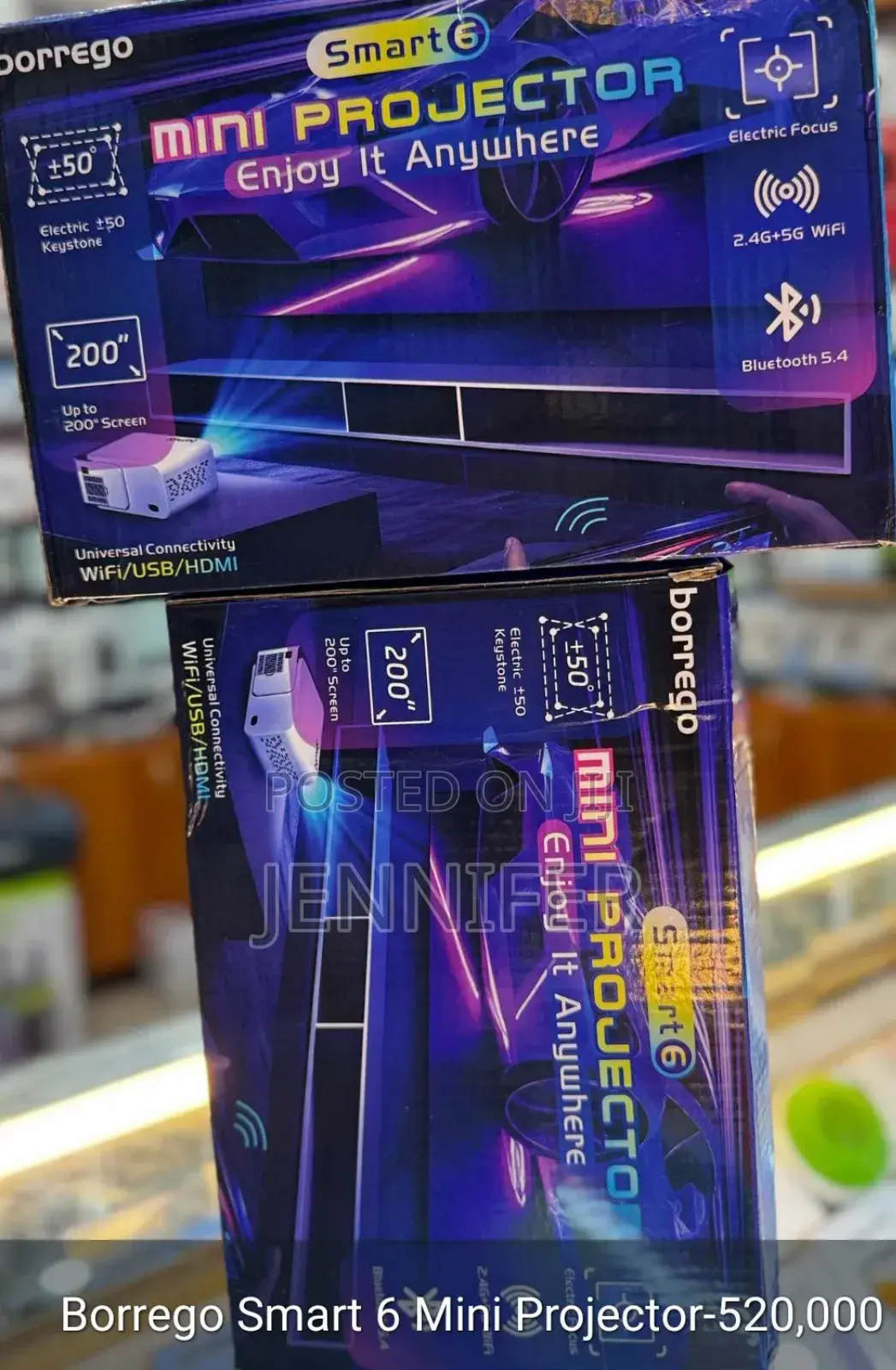 Borrego Smart 6 Mini Projector