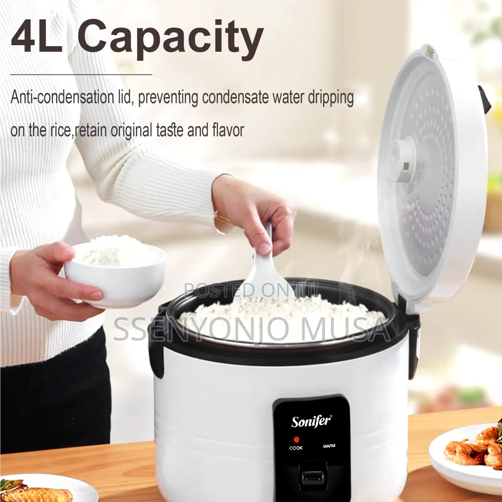 Sonifer Electric Rice Cooker 4l Sf-4026 700w