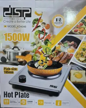 New DSP Hot Plate Kd4046 1500w Silver