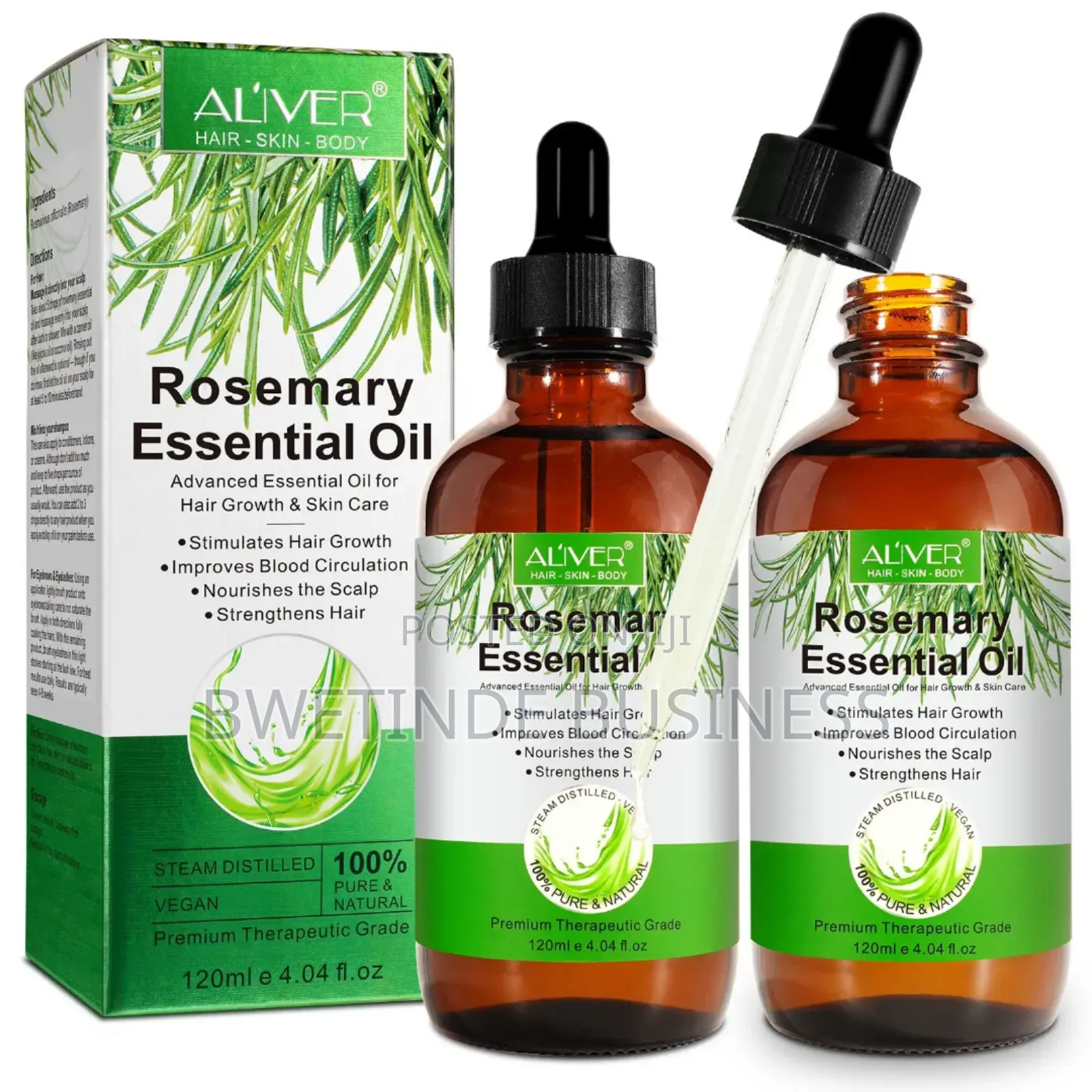 Pure Rosemary Oil for Eyebrow and Eyelash the Scalp