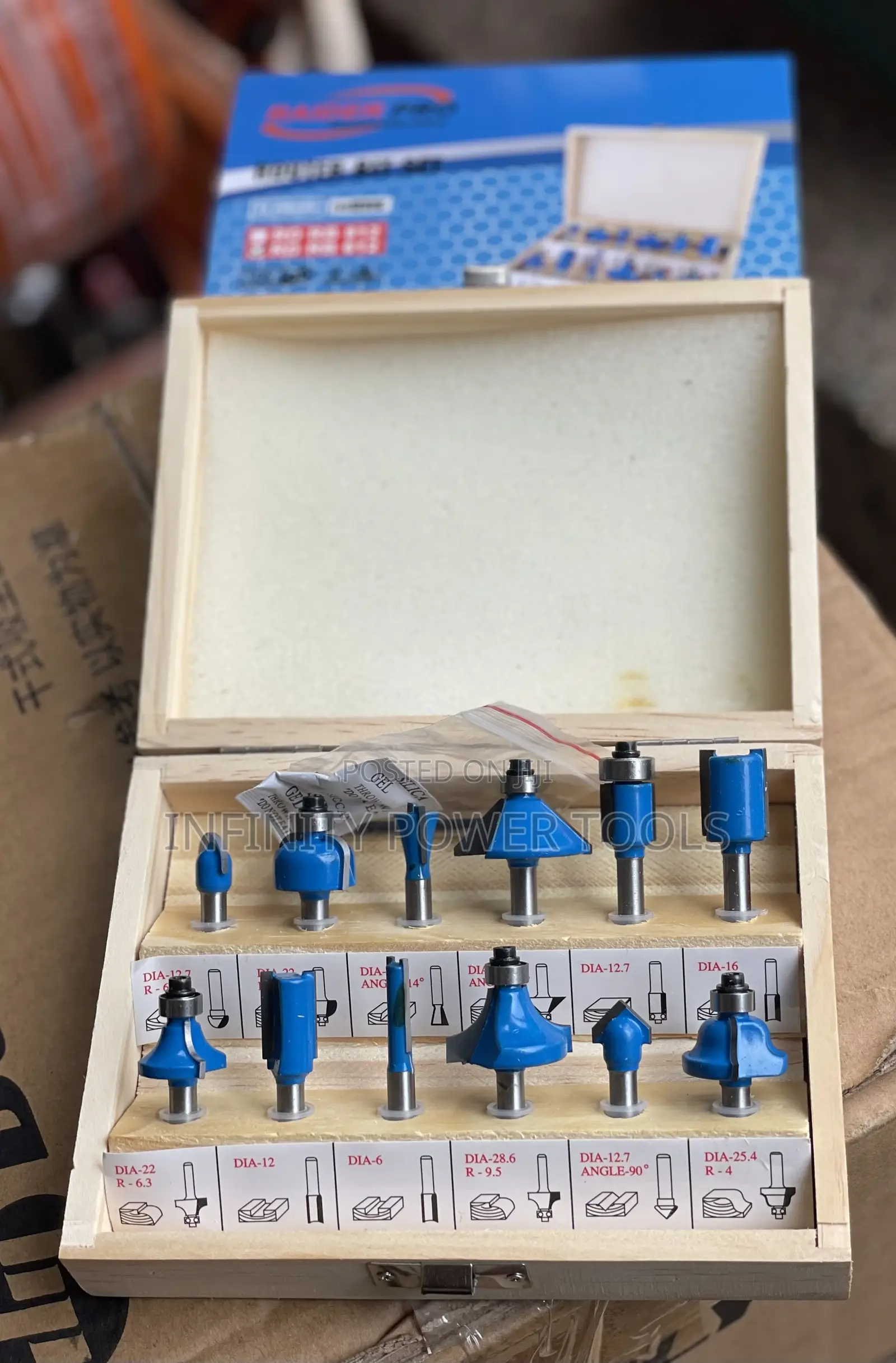 Router Bit Set(Raider Pro) 12pcs