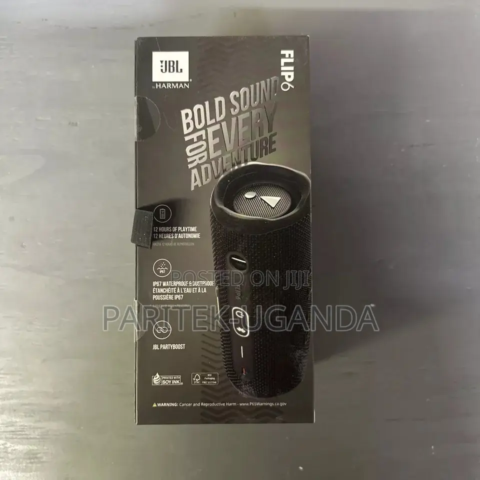JBL - Flip6 Portable Waterproof Speaker - Black