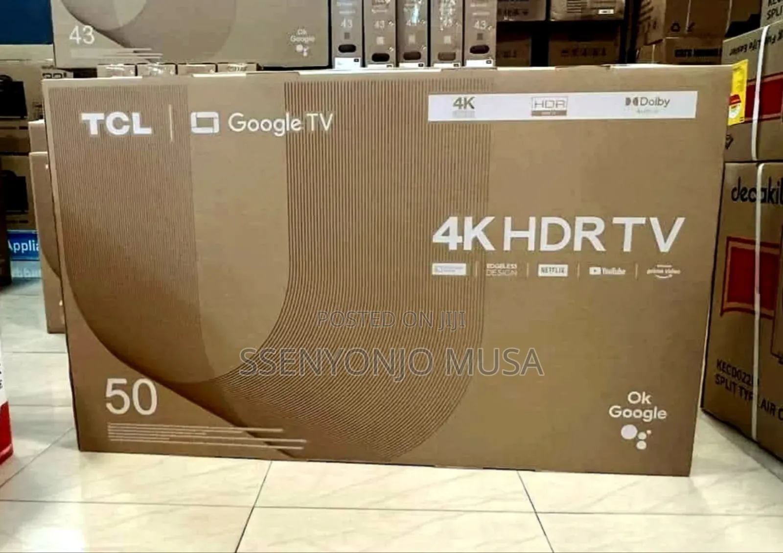 Tcl 50" Uhd Hdr Google Tv