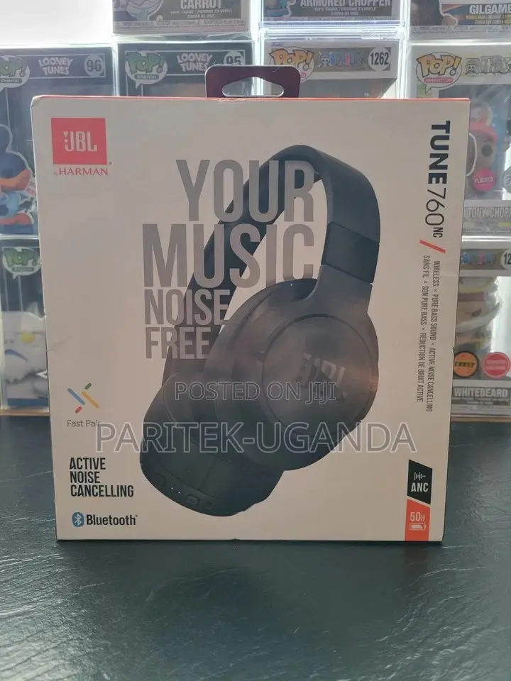 JBL Tune 760nc Active Noise Cancellation Headphones (Black)