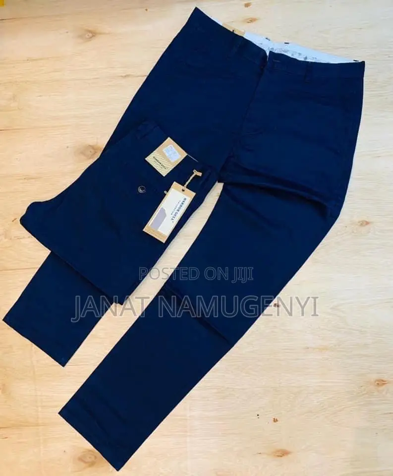 Blue Khaki Trousers Available