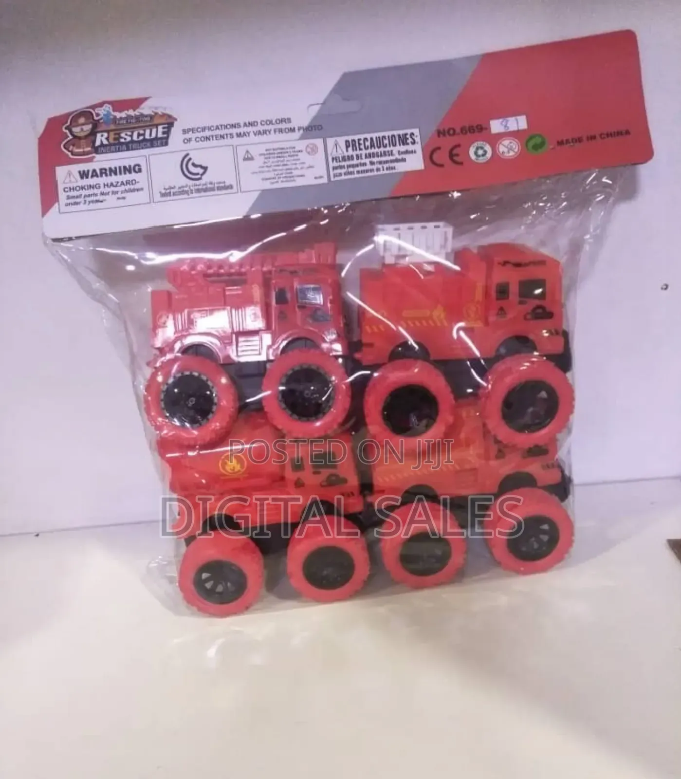 Fire Truck Toy for Kids - Manual