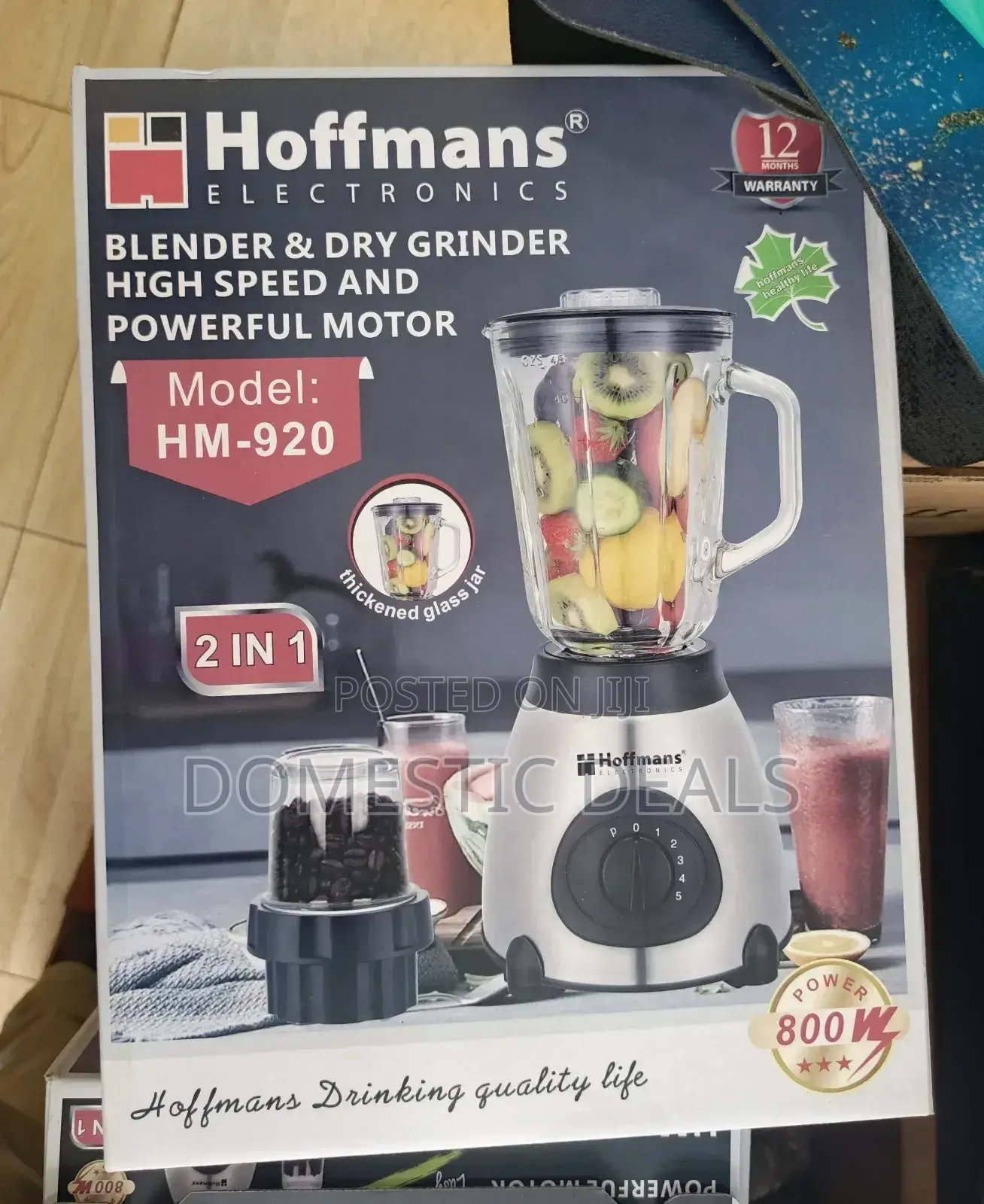 Hoffman 2in1 Blender and Dry Grinder
