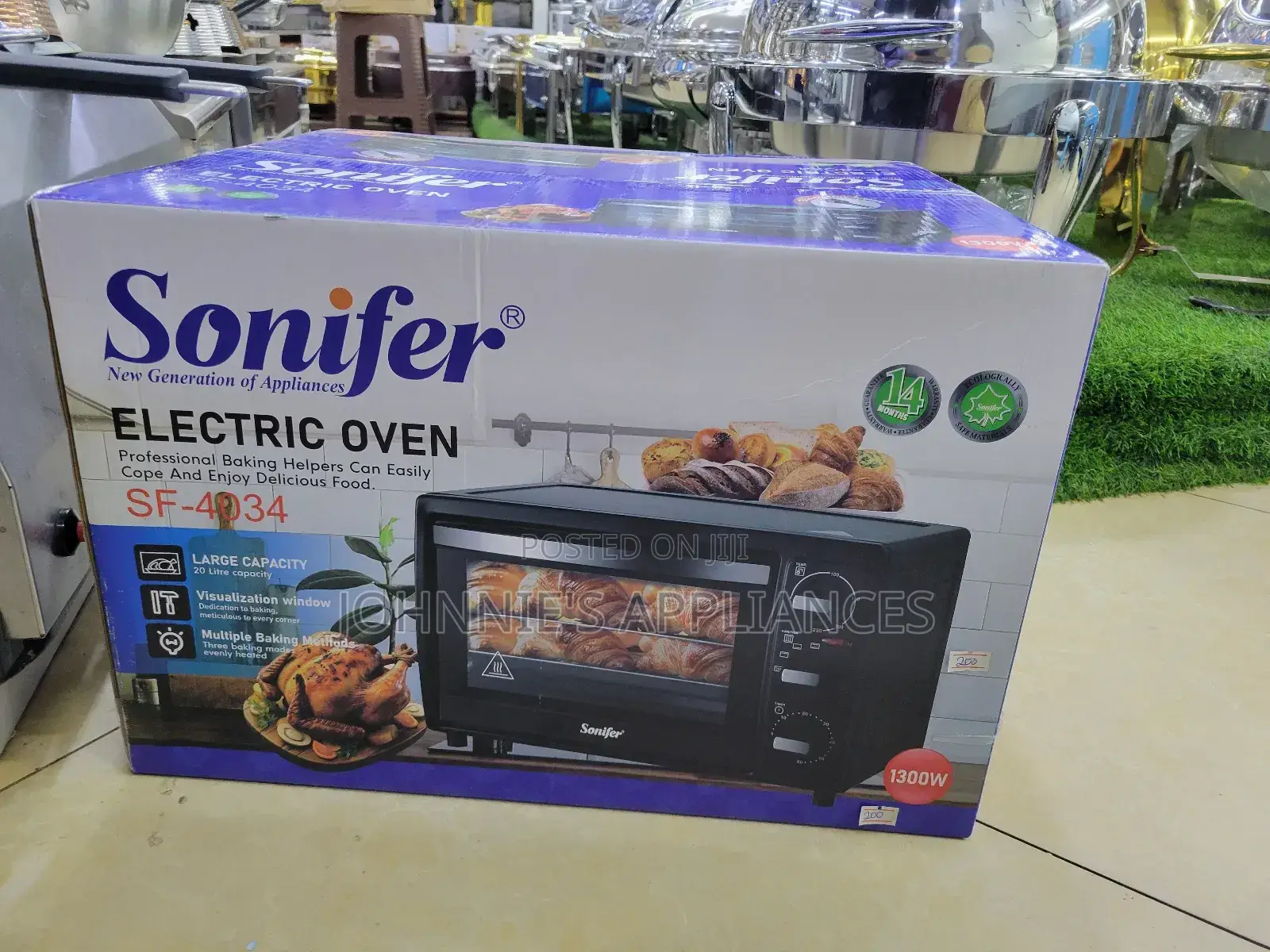 Sonifer Electric Oven With Large Capacity 20l