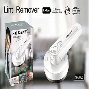 Sokany Rechargeable Wonder Lint Remover, White 