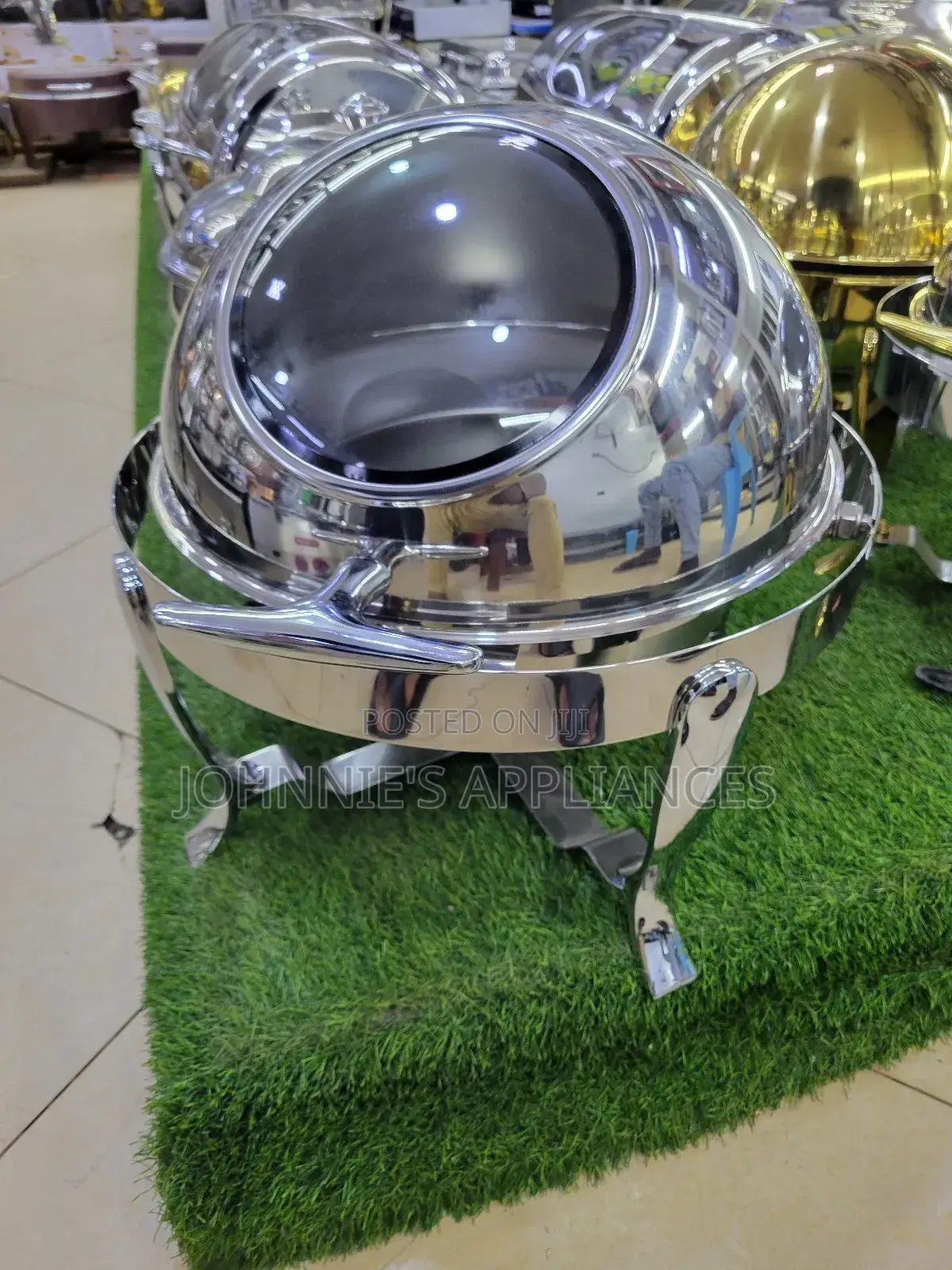Multifunctional Commercial Use Silver Serving or Food Warmer