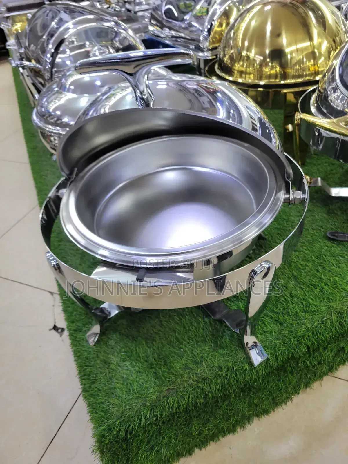 Multifunctional Commercial Use Silver Serving or Food Warmer