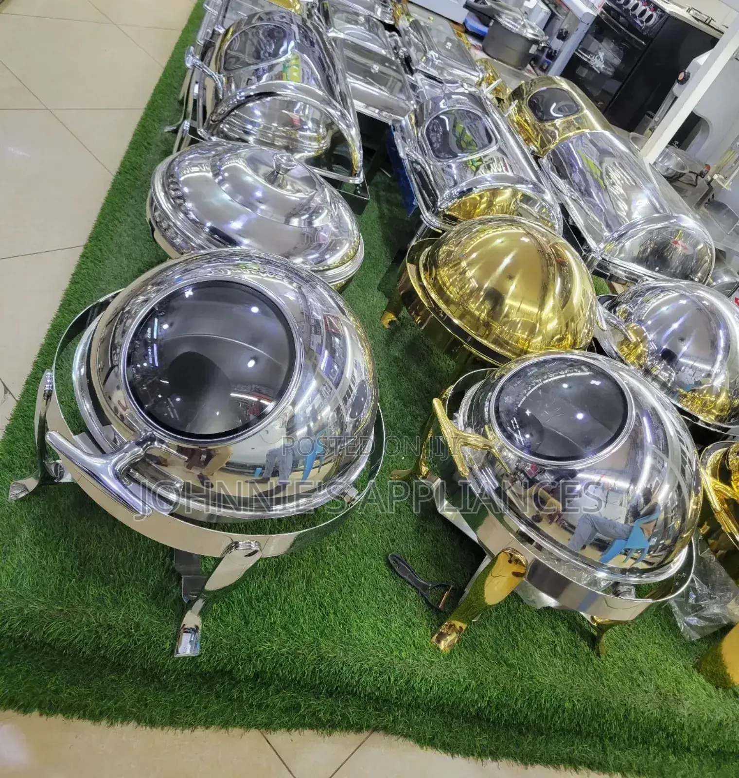 Multifunctional Commercial Use Silver Serving or Food Warmer