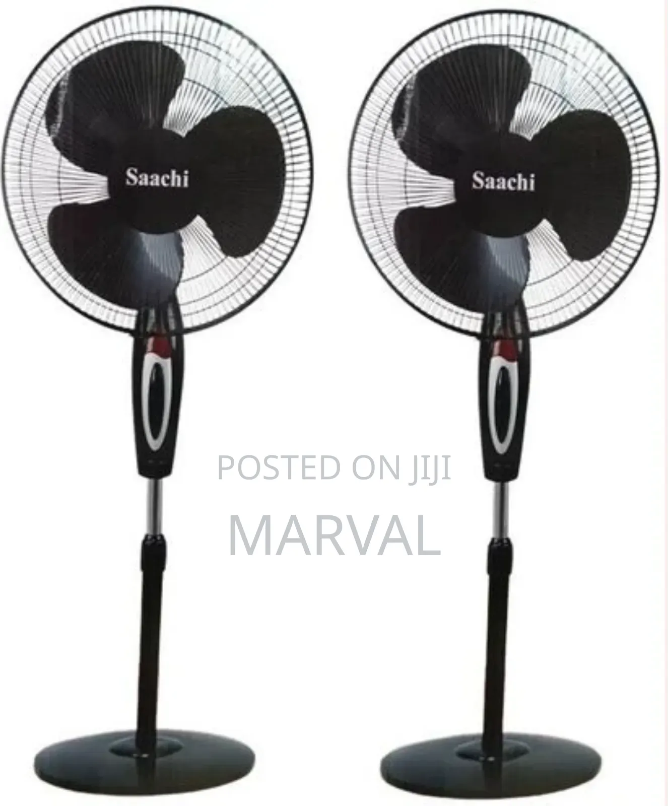 Saachi 16 Inch Stand Fans With a Powerful Motor Adjustable