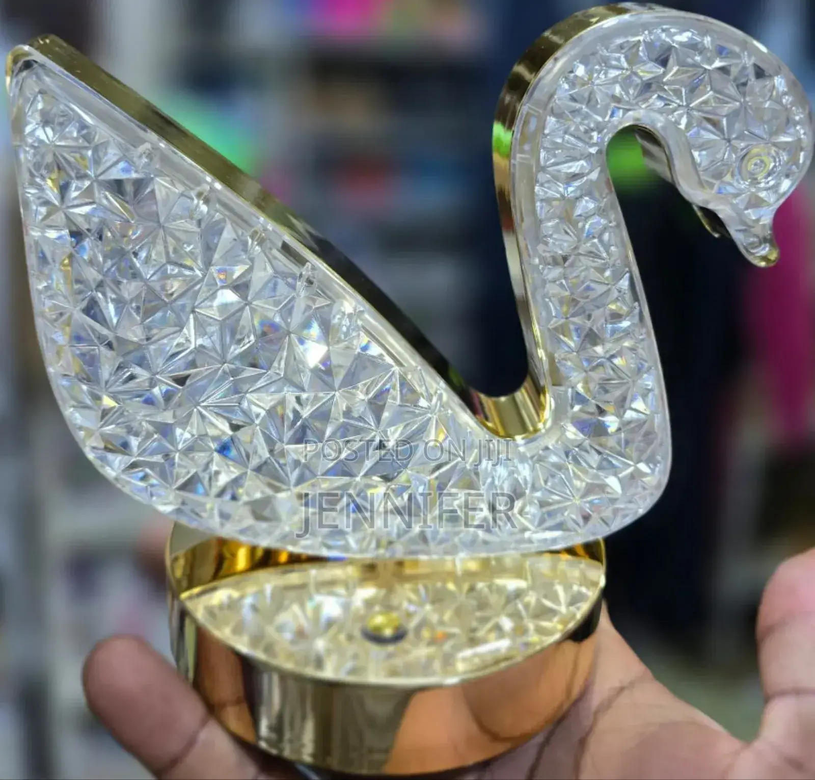 Duck Diamond Crystal Table Lamp