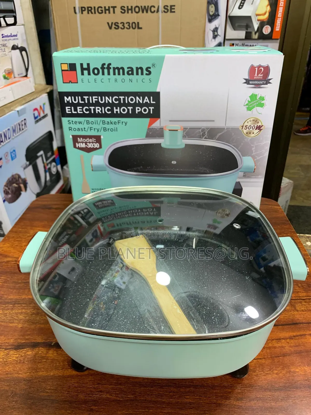 Hoffmans 30cm/6.0litres Electric Hot Pot \\ 1500w Hm-3030