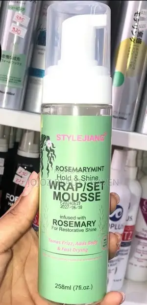 Rosemary Mint Style Shine Wrap Set Mousse
