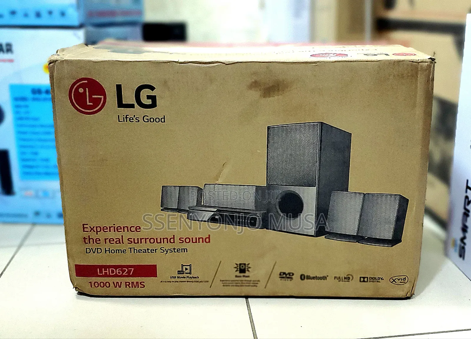 Lg Lhd627 1000w 5.1 Channel DVD Home Theater System
