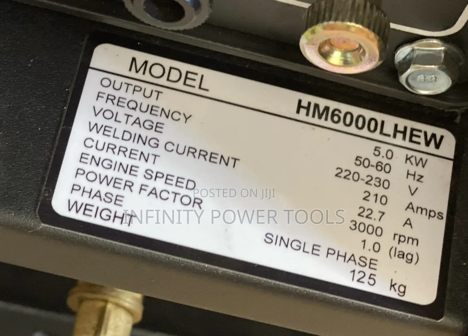 Haomax Welder and Generator Set