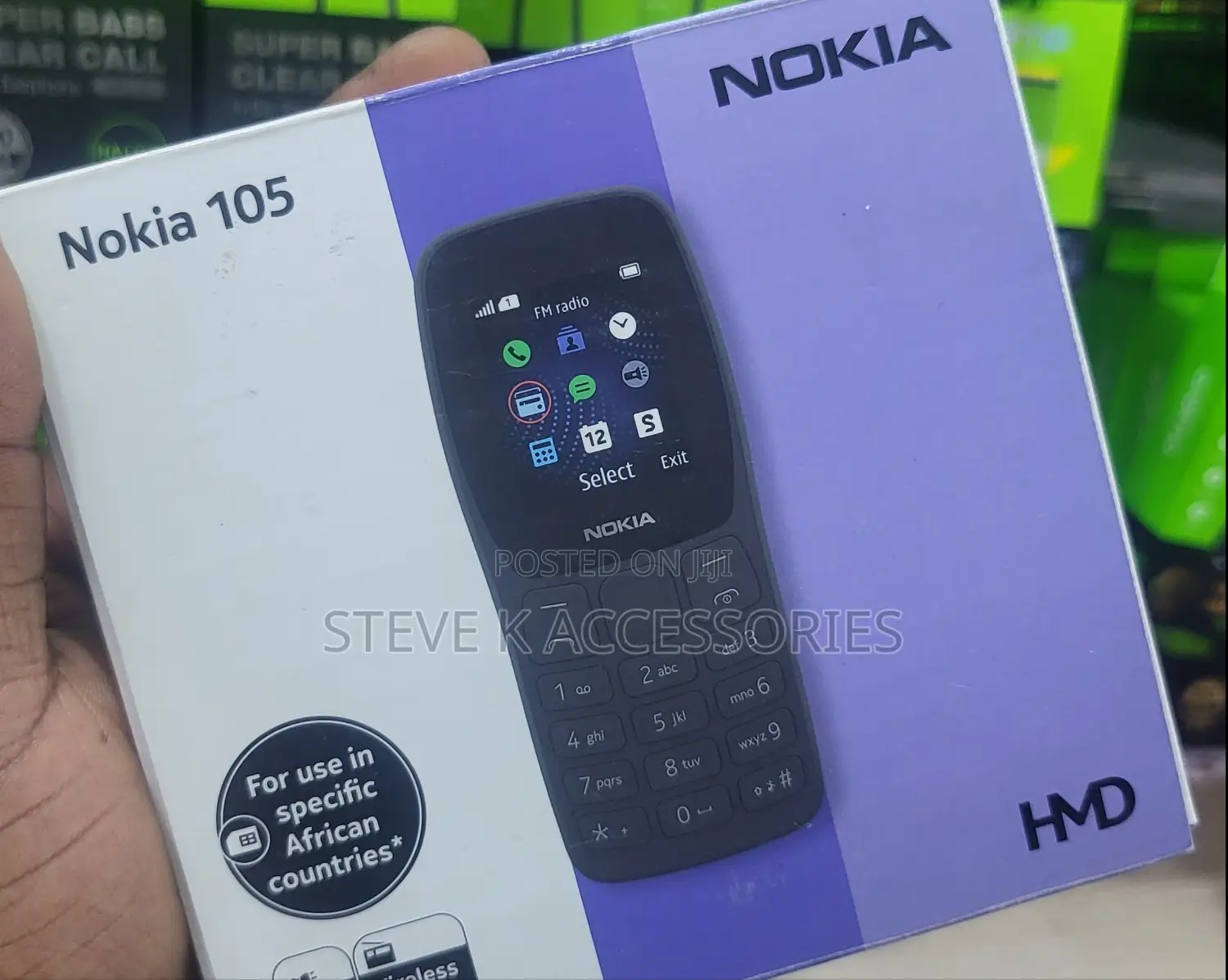 New Nokia 105 Black