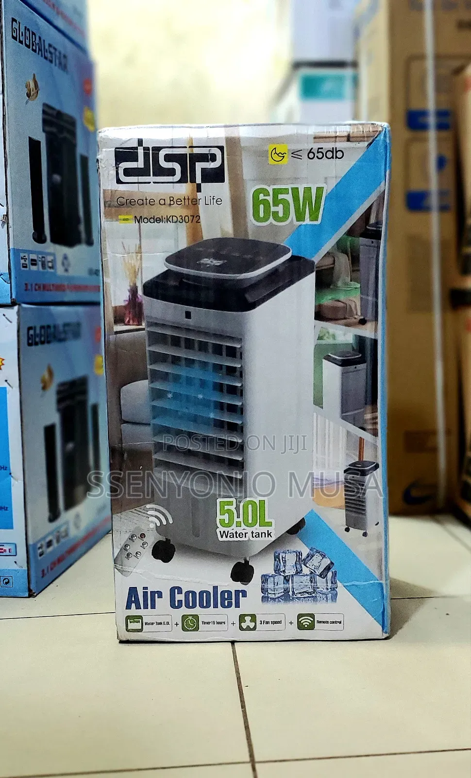 DSP Air Cooler 65db Life Kd3072 -5l Water Tank