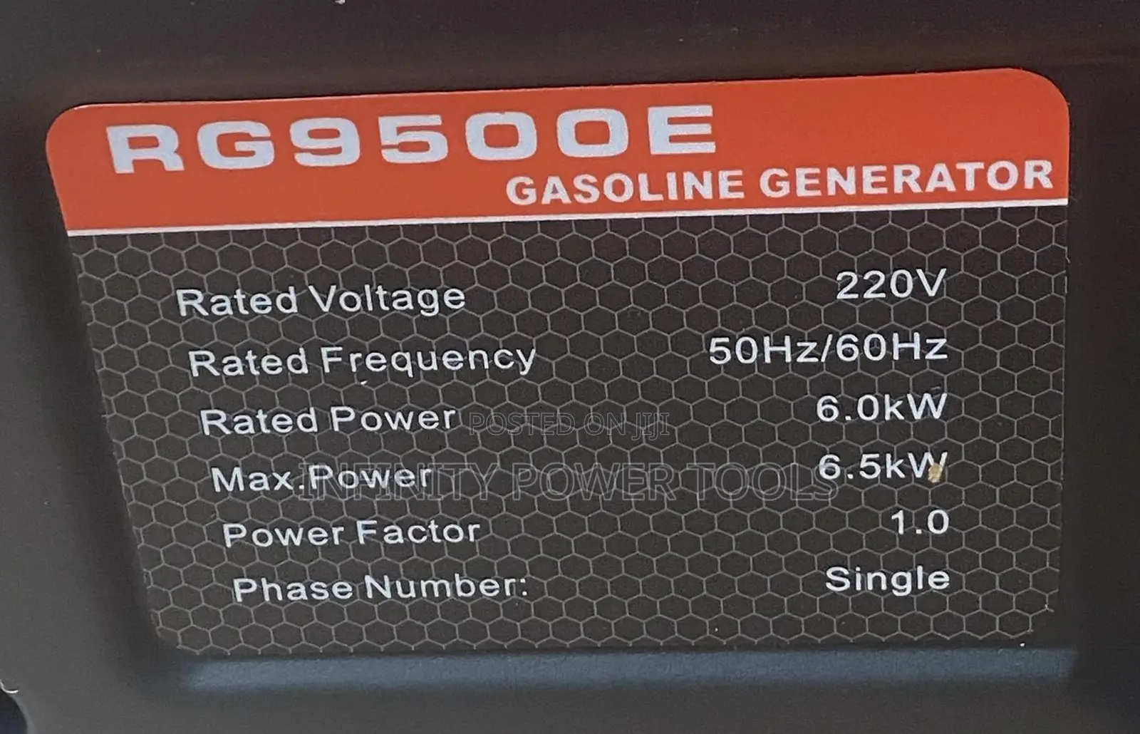Standby Generator 6.5kw(Easy Power)