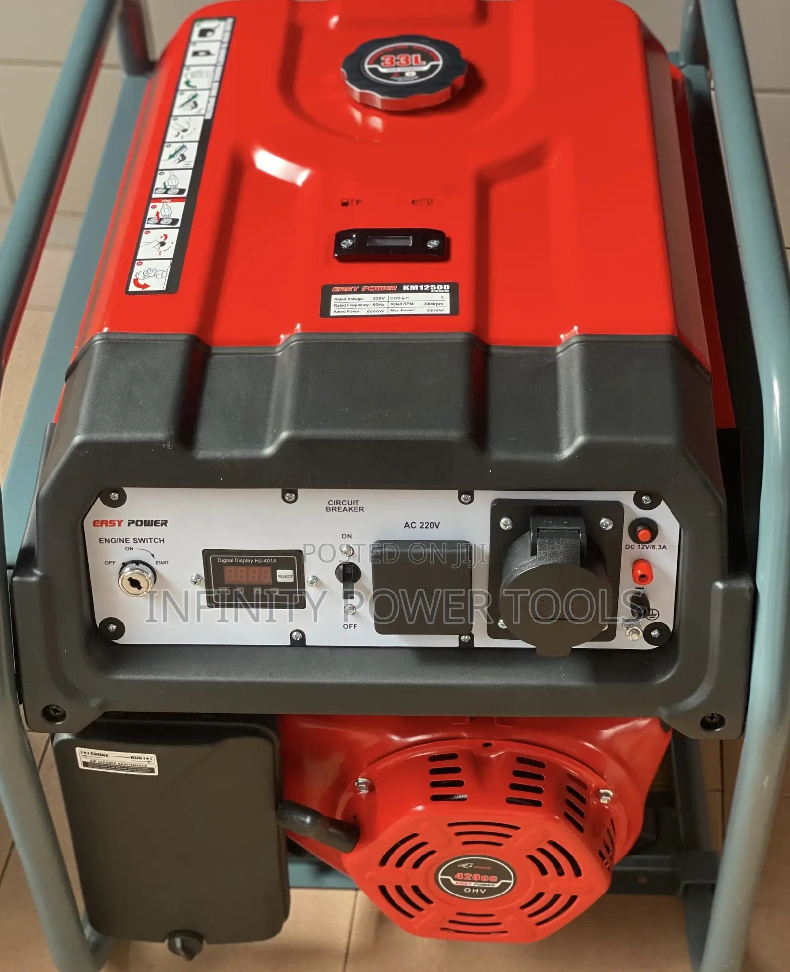 Km12500 Generator(Standby) 6.5kw