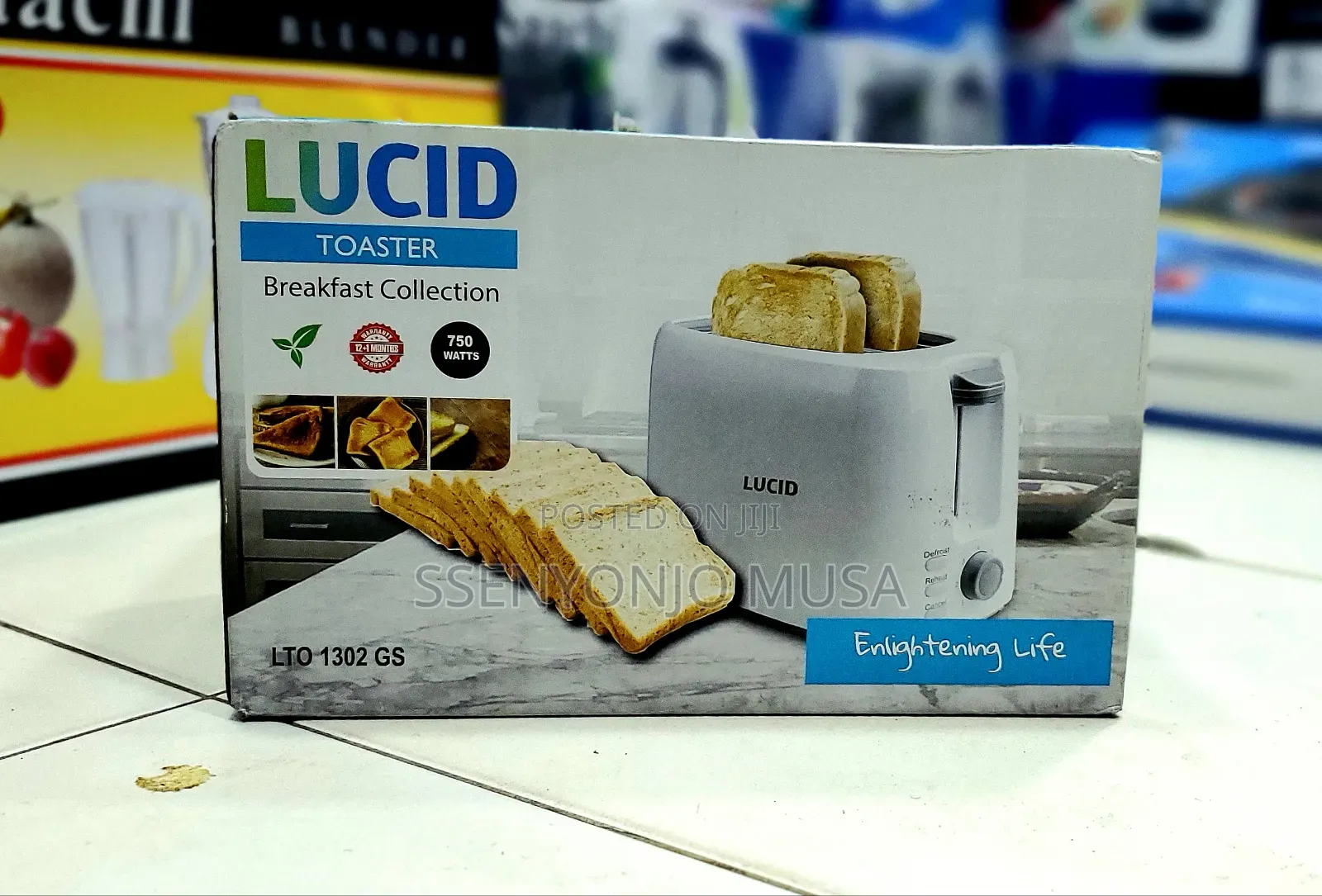 Lucid Bread Toaster Lto-1302 Gs - Breakfast Collection