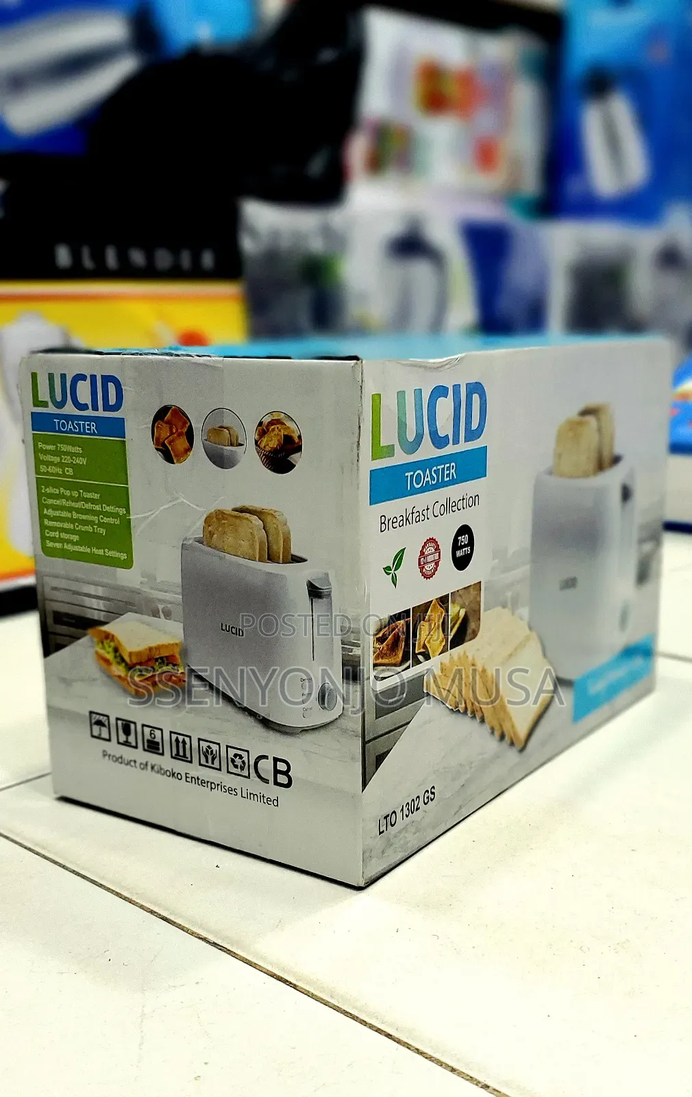 Lucid Bread Toaster Lto-1302 Gs - Breakfast Collection