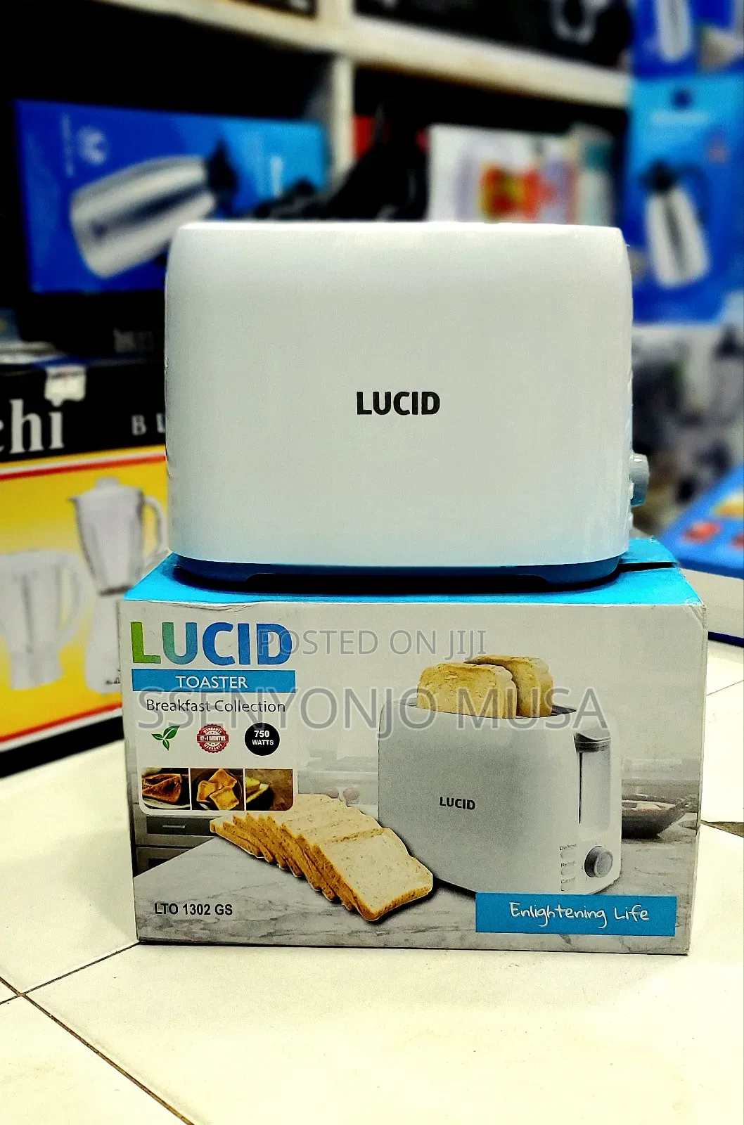 Lucid Bread Toaster Lto-1302 Gs - Breakfast Collection