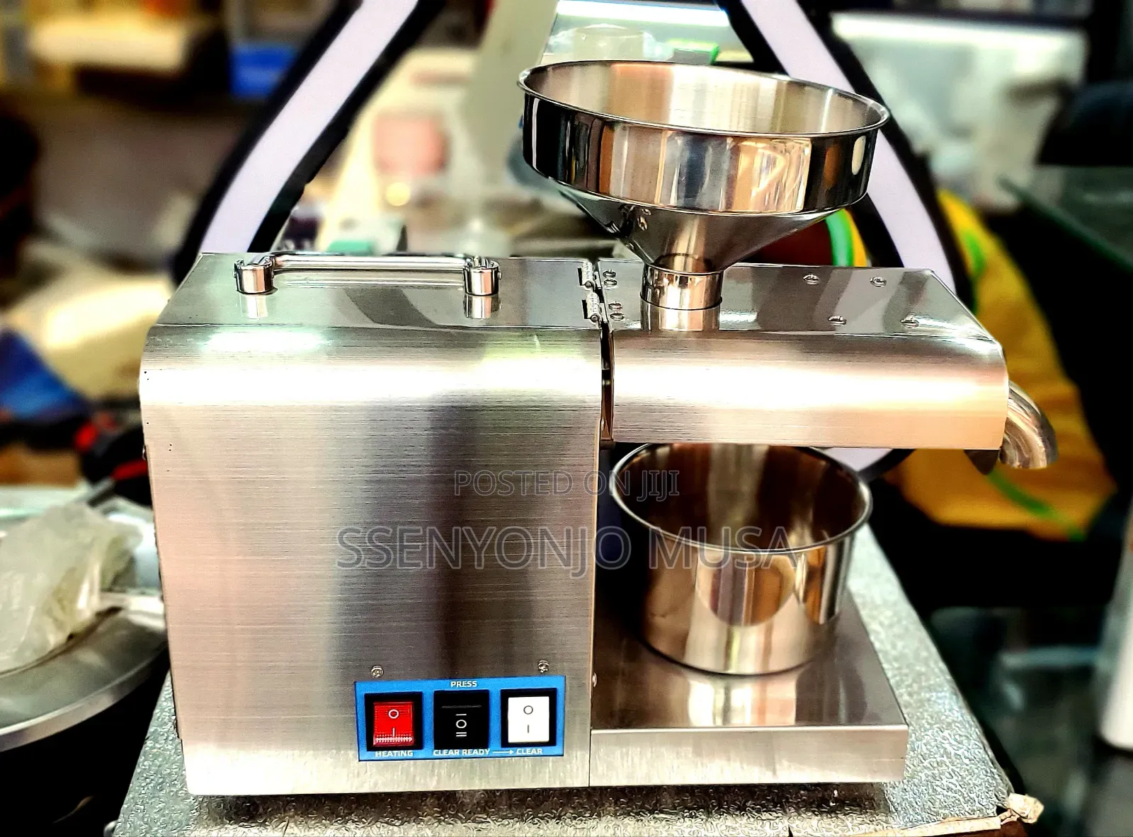 Electric Auto Cold Press Oil Machine – Sunflower Olive Oil Extractor