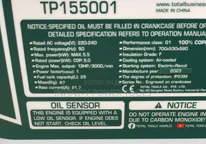 Gasoline Generator Tp155001