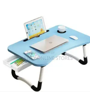 Foldable Blue Laptop Table