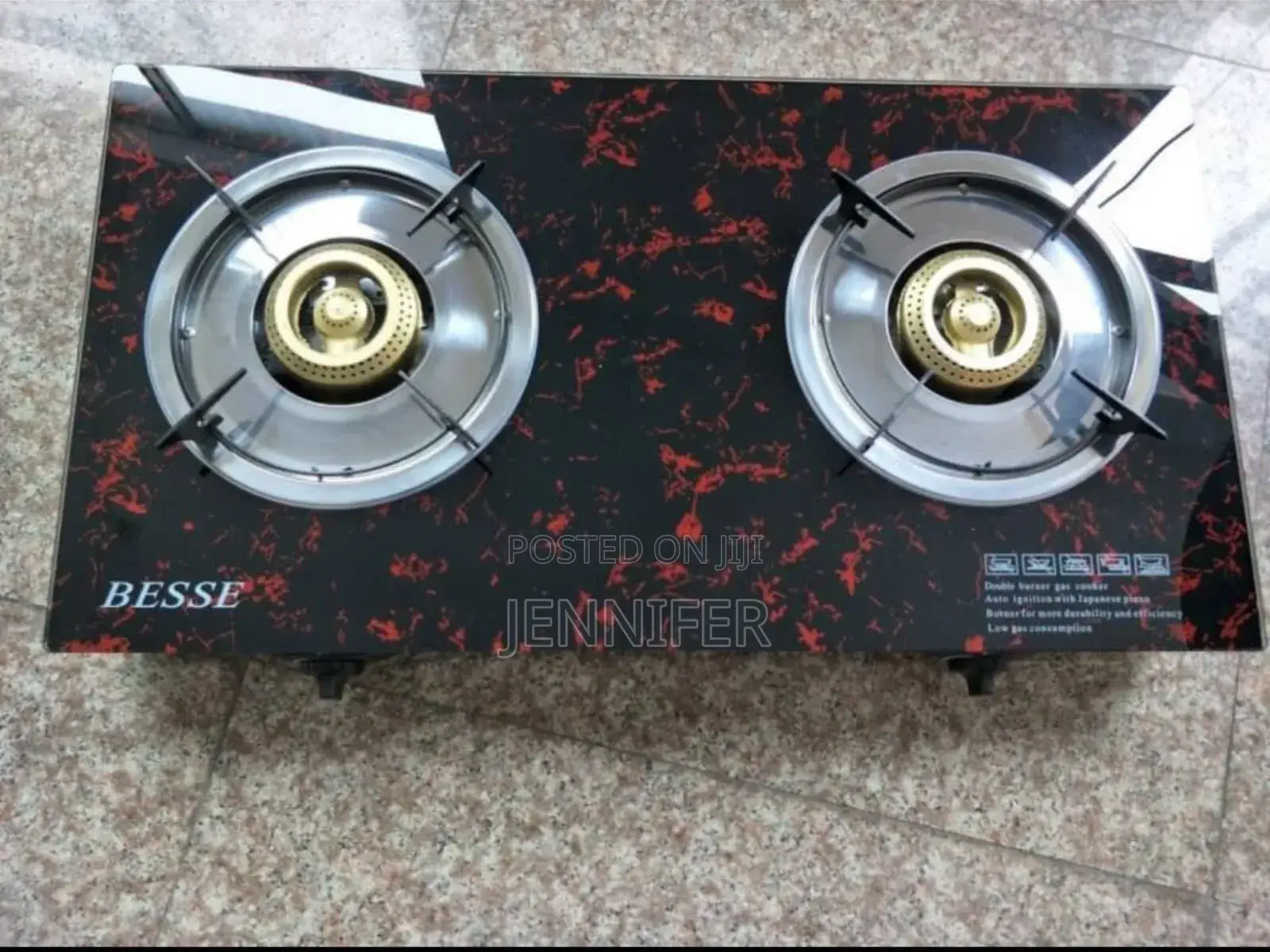 Double Besse Gas Cooker
